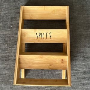 Rae Dunn Bamboo Spice Rack
